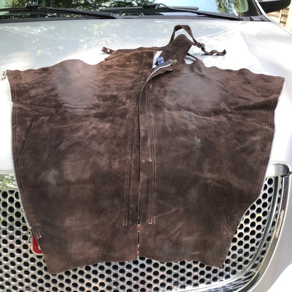 Brown Suede Full Chaps - Picture 1 of 3
